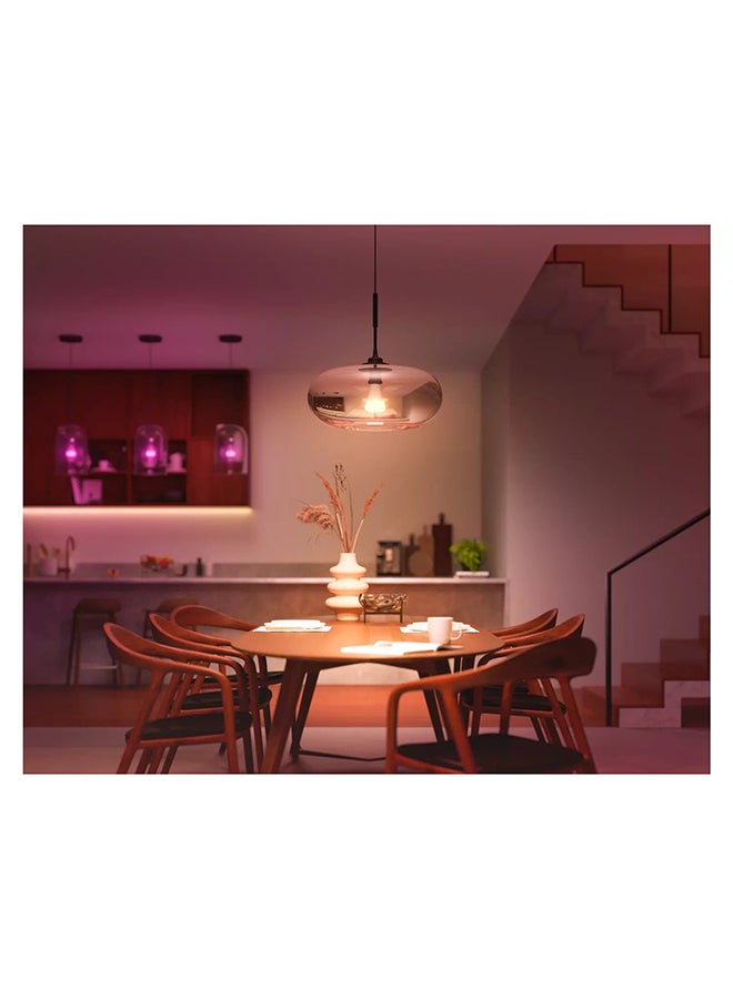 Philips Hue White and Colour Ambiance Smart Light Bulb 100W - 1600 Lumen [E27 Edison Screw] With Bluetooth. For Indoor Home Lighting, Livingroom, Bedroom. Works with Voice Control, Alexa Multi color - Image 5