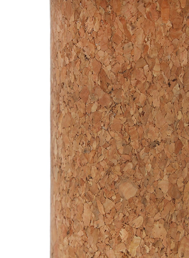 Water Bottle Transparent Glass Bottle with Bamboo Lid and Removable Cork Sleeves Multicolour