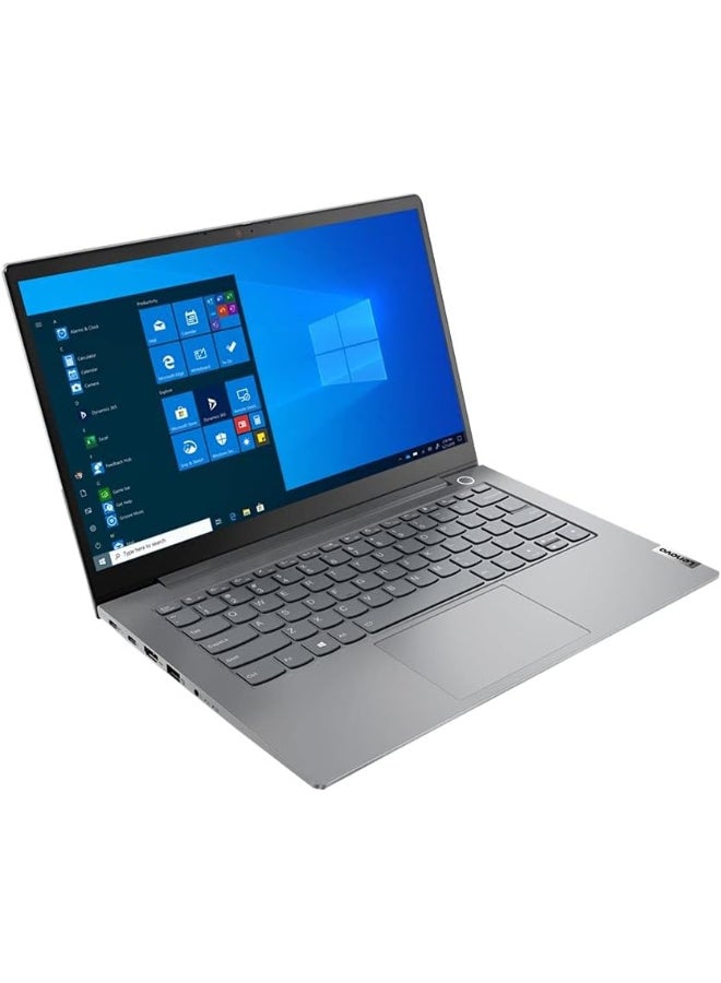 ThinkBook 15 G2 (Upgraded Version) Laptop With 14-Inch Display, Core i5-1135G7 Processor/16GB RAM/256GB SSD/Intel Iris XE Graphics/Windows 11 Pro English/Arabic Grey