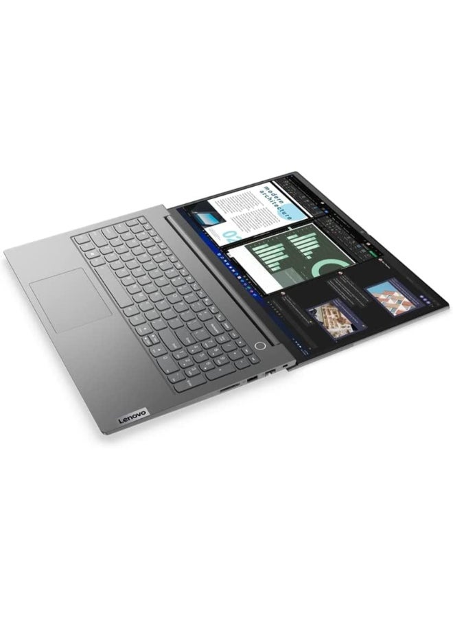Lenovo ThinkBook 15 G2 Laptop With 15.6-Inch Display, Core i5-1135G7 Processor/16GB RAM/1512GB SSD/Intel Iris XE Graphics/Windows 11 Pro With Free Pro HT Bluetooth Headset English/Arabic Grey - Image 4