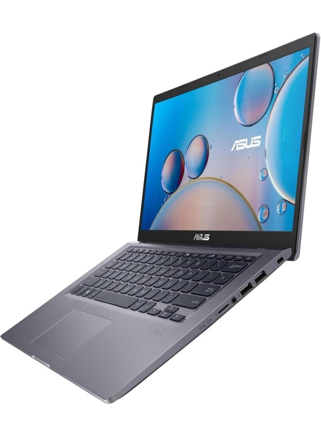 ASUS - Vivobook 14 (Upgraded Version) Laptop With 14-Inch Display, Celeron N4020 Processor/4GB RAM/256GB SSD/Intel HD 2500 Graphics/Windows 11 English/Arabic Slate Grey - Image 1