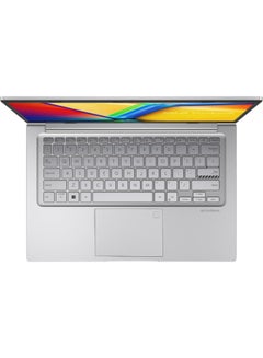 ASUS Vivobook 14 (Upgraded Version) Laptop With 14-Inch Display, Core i3-1215U Processor/12GB RAM/512GB SSD/Intel UHD 600 Graphics/Windows 11 English/Arabic ICELIGHT SILVER  - Image 4