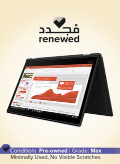 Renewed - ThinkPad L390 Laptop With 13.3-Inch Display,Core i5 Processor/8th Gen/Quad Core/8GB RAM/256GB SSD/Integrated Graphic Card/Windows 10 English Black