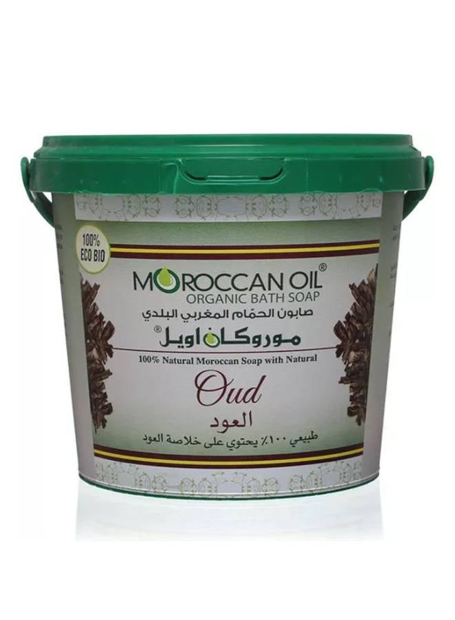 موروكان أويل Organic Bath Soap Oud White 850ml