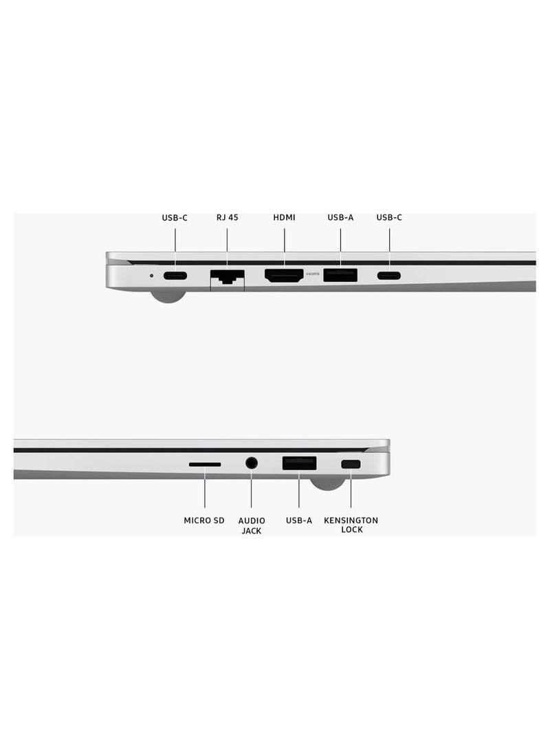 Samsung - Galaxy Book 4 15.6 Inch FHD Display, Intel Core 7 Processor/16GB RAM/512GB SSD/Intel Iris XE Graphics/Windows 11 Home English Silver - Image 1