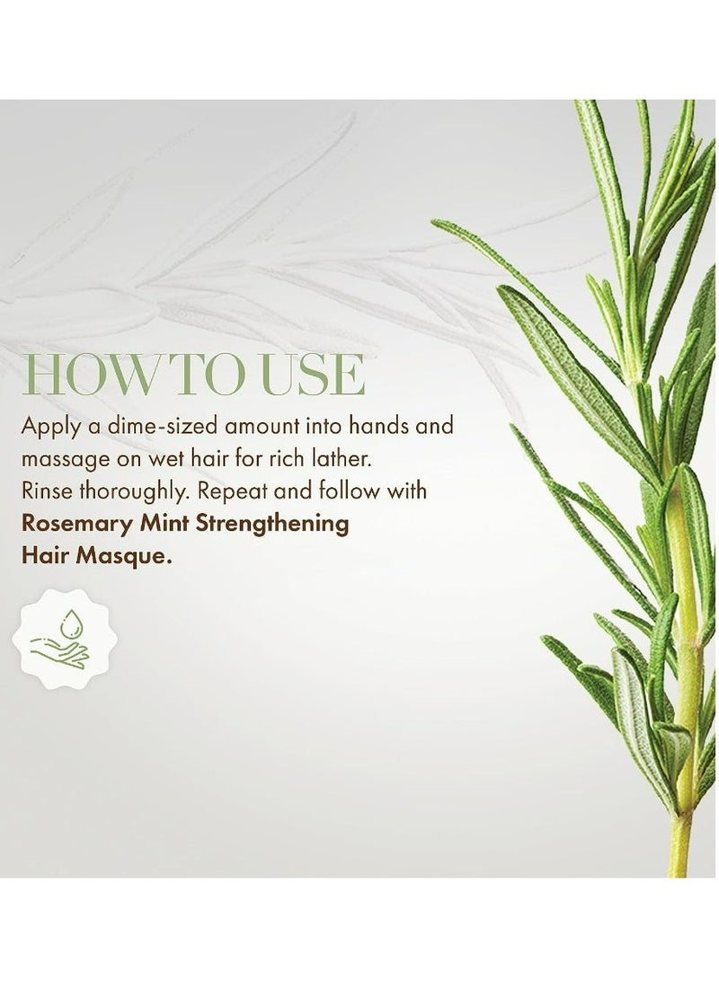 ميلي Rosemary Mint Strengthening Shampoo Infused With Biotin - 355ml  - Image 4