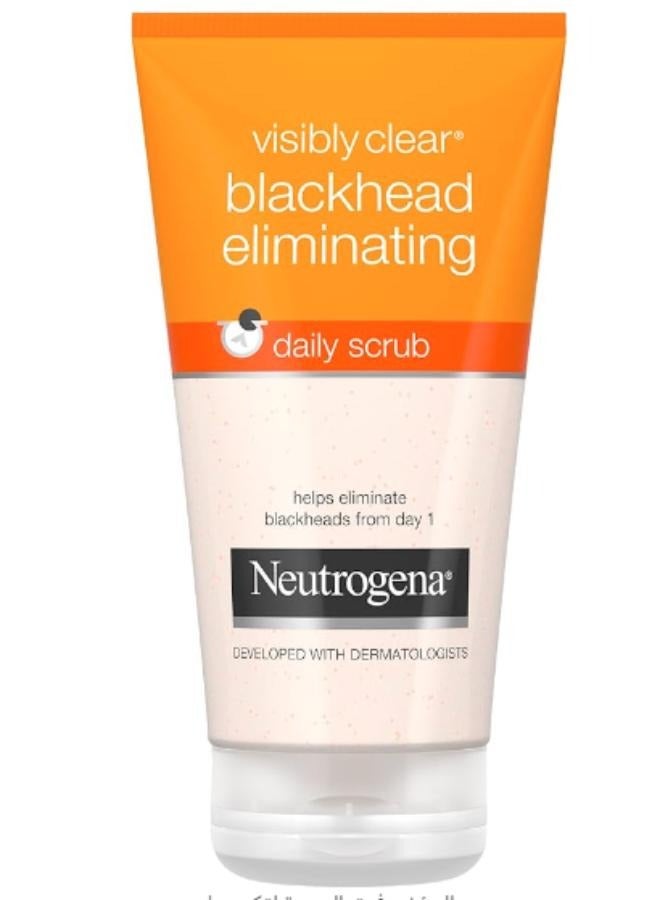 Neutrogena Visibly Clear Blackhead Clearing Daily Scrub 150ml  - Image 1