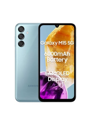 Galaxy M15 Dual Sim Prime Edition Blue/ Celestial Blue 6GB RAM 128GB 5G - International Version - pnsku/N70098692V/45/_/1722920461/db35434c-f4db-4d46-8887-53067a562f9f