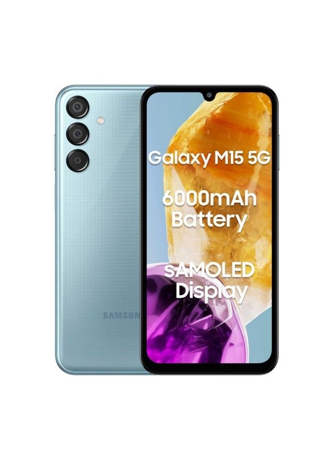 Samsung - Galaxy M15 Dual Sim Prime Edition Blue/ Celestial Blue 6GB RAM 128GB 5G - International Version - Image 1