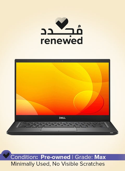 تم تجديده - كمبيوتر محمول Latitude 7390 بشاشة 13.3 بوصة، معالج Intel Core i7/ثنائي النواة/الجيل الثامن/ذاكرة وصول عشوائي 16 جيجابايت/قرص SSD سعة 256 جيجابايت/نظام التشغيل Windows 11