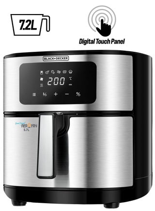 6-in-1 Air Fryer, 7.2L, Digital Touch Control, Rapid Air Convection, 5.7L Basket, Adjustable Temp 80-200°C, Auto-Off, Cool-Touch Handle, Non-Stick 5.7 L 1500 W AF7257-B5 Stainless steel - pnsku/N70098731V/45/_/1739808196/7e5d28d2-c2be-4a6f-ad12-a2a9479ead67