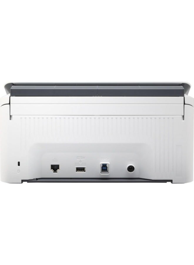 HP - ScanJet Pro N4000 snw1 Sheet-feed Scanner - 6FW08A Black - Image 1