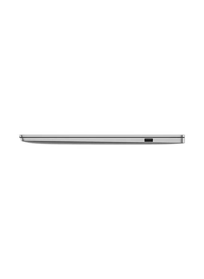 HUAWEI - MateBook D14 Laptop With 14-Inch Eye Comfort FullView Display, Core i5-12450H Processor/16GB RAM/512GB SSD/Intel UHD Graphics/Windows 11 Home English/Arabic Mystic Silver - Image 1