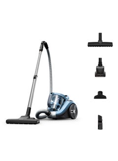 تيفال Bagless Vacuum Cleaner | Compact Power XXL Animal Kit Canister Vacuum Cleaner | Low Consumption Motor | Advanced 3-Level Cyclonic Filtration | 2 Years Warranty 900 W TW4B71HA Aqua  - Image 1
