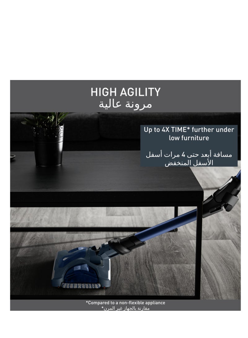 تيفال مكنسة كهربائية لاسلكية | مكنسة كهربائية X-Force Flex 14.60 مع ممسحة | نظام أنبوب مرن | ضبط قوة الشفط تلقائيًا حسب نوع الأرضية | ضمان لمدة عامين  - Image 4
