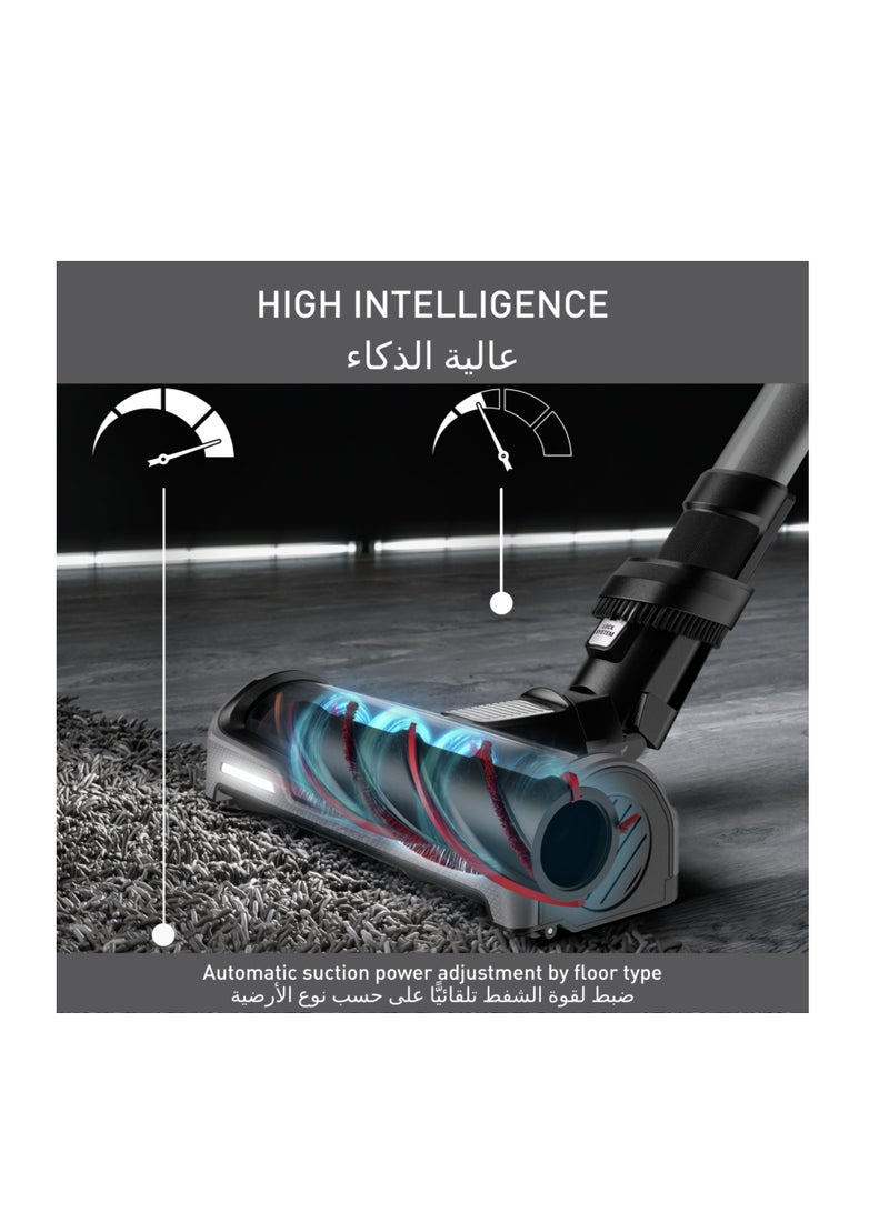 تيفال مكنسة كهربائية لاسلكية | مكنسة كهربائية X-Force Flex 14.60 مع ممسحة | نظام أنبوب مرن | ضبط قوة الشفط تلقائيًا حسب نوع الأرضية | ضمان لمدة عامين  - Image 5