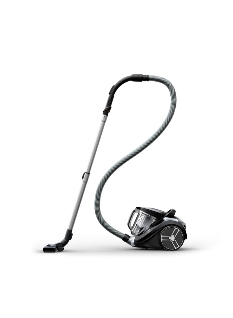 مكنسة كهربائية بدون كيس | مكنسة كهربائية صغيرة الحجم Compact Power XXL Classic | محرك منخفض الاستهلاك | فلترة إعصارية متقدمة بثلاثة مستويات | ضمان لمدة عامين