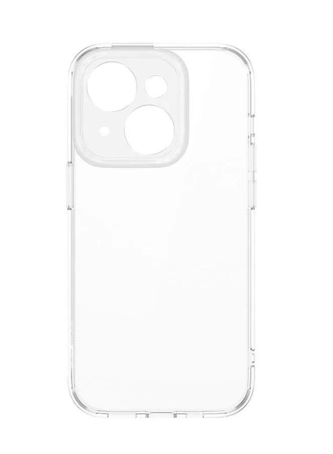Baseus Illusion Series Protective Case For Ip 14 (With Clear/Black/Blue/Purple Camera Lens Frames And Full Coverage Tempered Glass Screen Protector And Cleaning Kit), clear  - Image 2