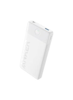 Anker 10000 mAh 10000 mAh Anker External Battery, 324 Power Bank with 2 Ports, Fast Charging 12W for iPhone 15 14 13 Pro, Huawei, iPad Pro/Air, Samsung Galaxy and Plus Encore White White  - Image 1