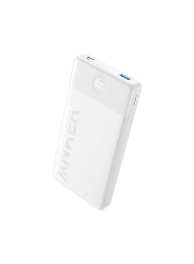 Anker 10000 mAh 10000 mAh Anker External Battery, 324 Power Bank with 2 Ports, Fast Charging 12W for iPhone 15 14 13 Pro, Huawei, iPad Pro/Air, Samsung Galaxy and Plus Encore White White  - Image 1