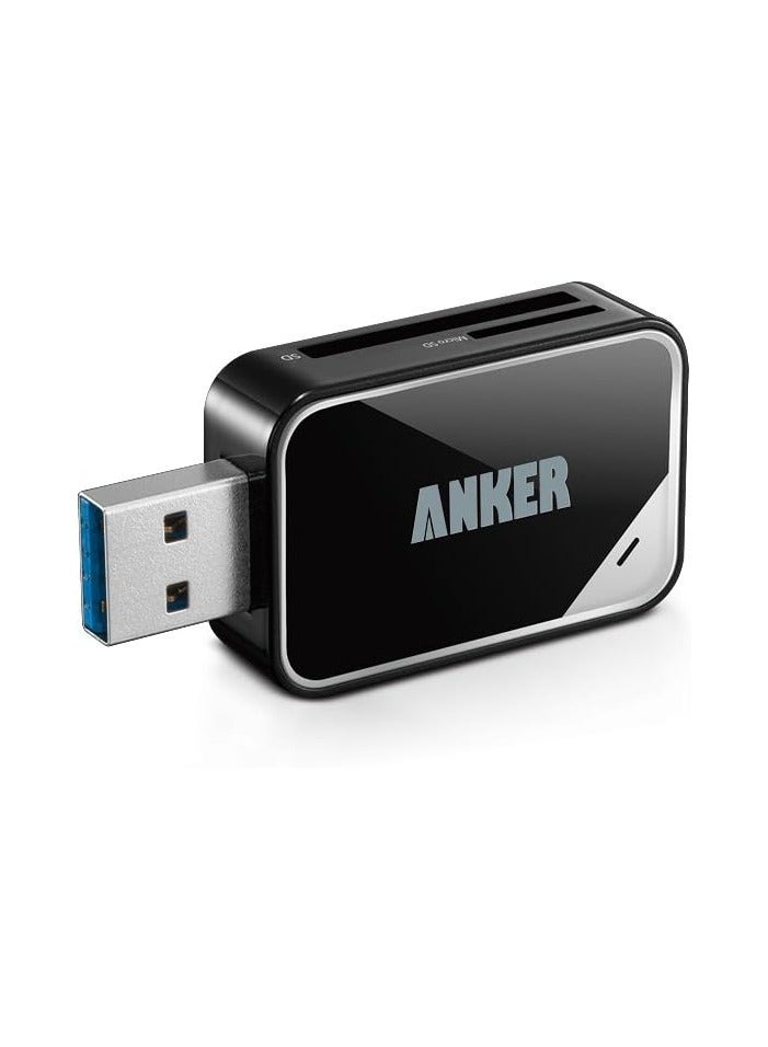 Anker 2-in-1 USB 3.0 SD Card Reader for SDXC, SDHC, SD, MMC, RS-MMC, Micro SDXC, Micro SD, Micro SDHC Card and UHS-I Cards 32 GB  - Image 1