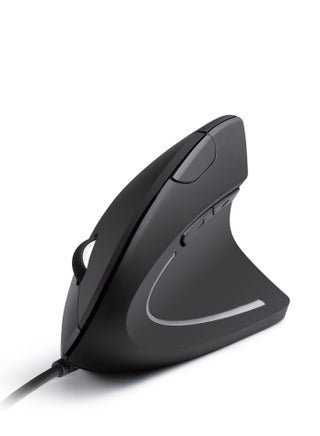 Vertical ergonomic optical mouse – USB cable compatible, for right handers, hand and joint comfort, 1000/1600 DPI, 5 Buttons. Black Black - pnsku/N70098976V/45/_/1723003475/31079a4c-16d7-486b-8e28-2517f707b883