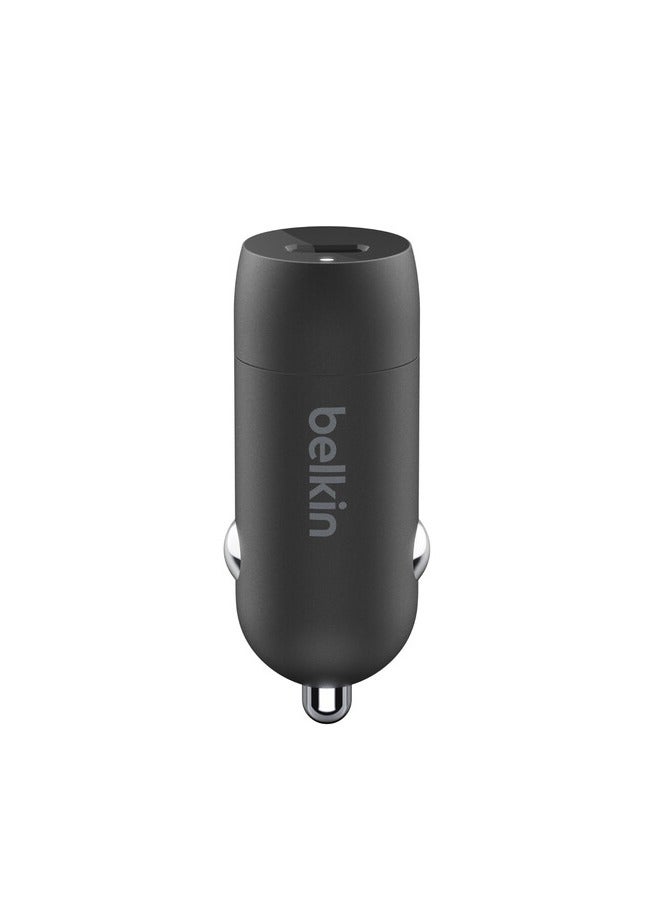 belkin 20W USB-C PD Car Charger Black  - Image 1