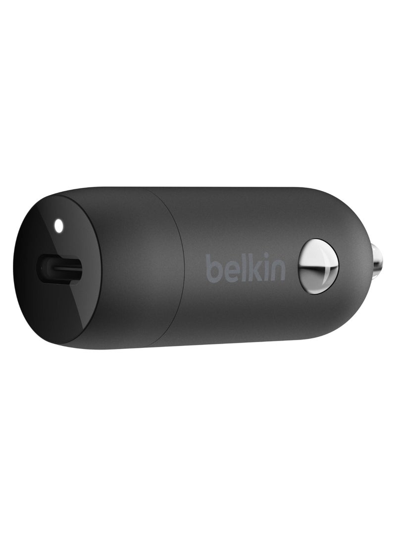 belkin 20W USB-C PD Car Charger Black  - Image 2