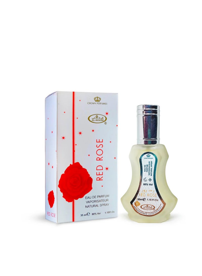 Al Rehab Red Rose Natural EDP Spray 35 MLml  - Image 2