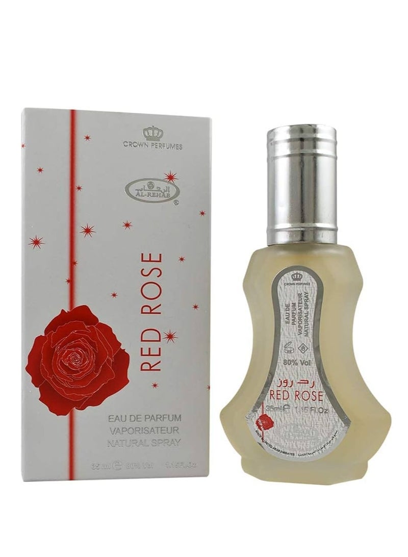 Al Rehab Red Rose Natural EDP Spray 35 MLml  - Image 3