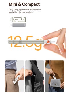 بيسوس ستاند جوال  قابل للطي - ابيض  - Image 5