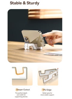 بيسوس ستاند جوال  قابل للطي - ابيض  - Image 4