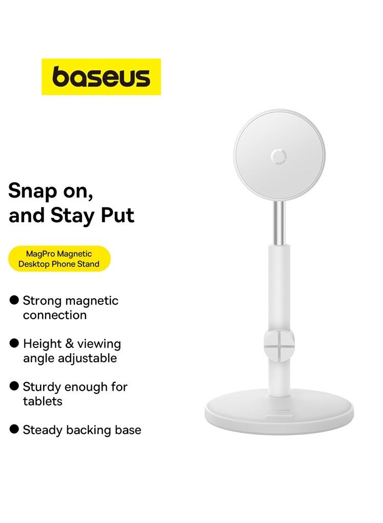 Baseus MagPro Desktop Phone Stand Moon White  - Image 4