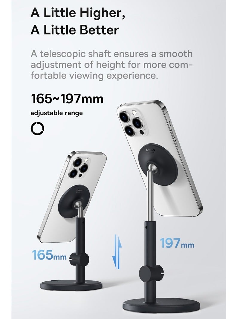 Baseus MagPro Desktop Phone Stand Cluster Black - Image 3