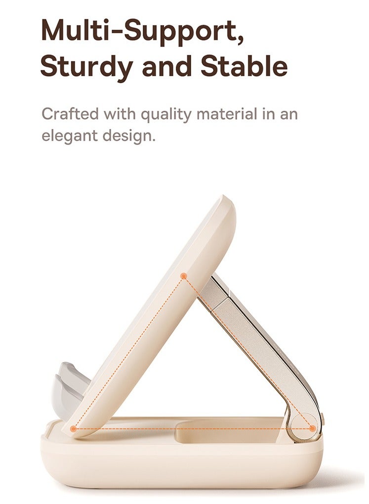 بيسوس ستاند جوال  قابل للطي - وردي - Image 3