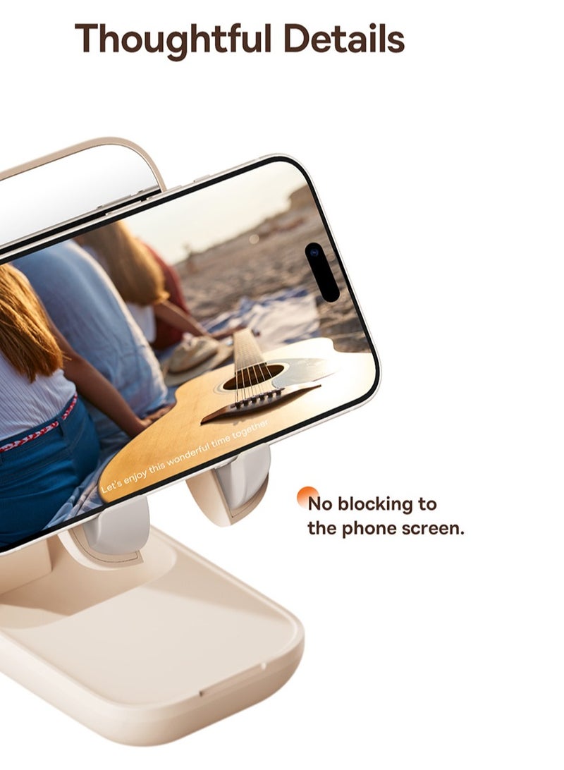 بيسوس ستاند جوال  قابل للطي - وردي - Image 5