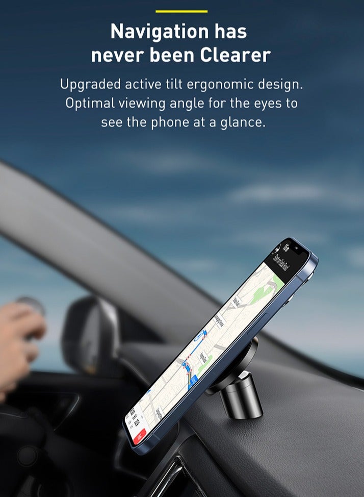 بيسوس OS NeoGravity Magnetic Car Mount (For Dashboards and Air Outlets) Cluster Black - Image 4