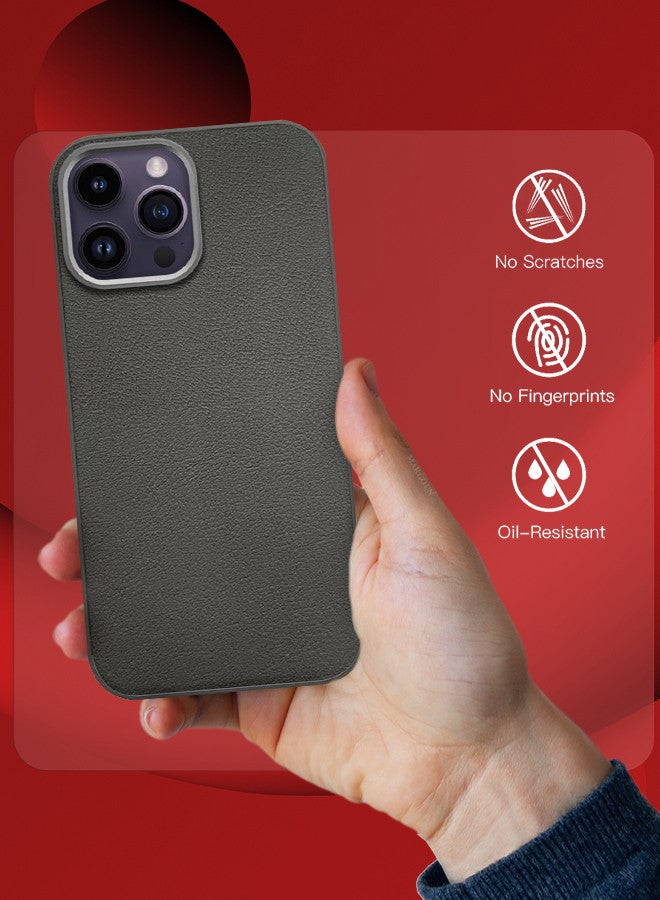 MARGOUN - (for iPhone 14 Pro Max) 3 Pack Case Cover and 2 Screen Protectors Leather Case with Lens Frame Shockproof Full Body Protective Cover Crimson - Image 1