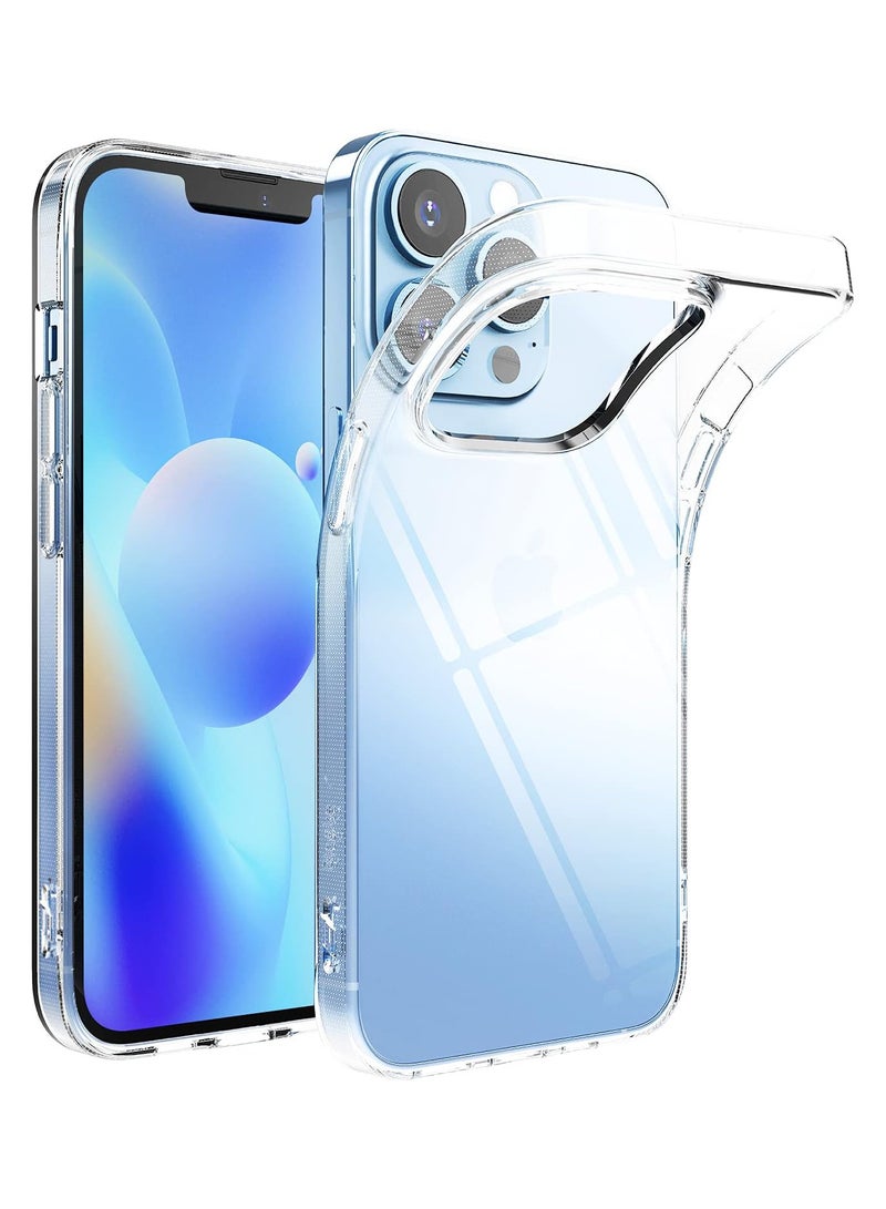 Ringke Compatible With iPhone 13 Pro Max Case, Air Soft Transparent Tpu Shockproof Flexible Lightweight Thin Phone Cove - Clear  - Image 1