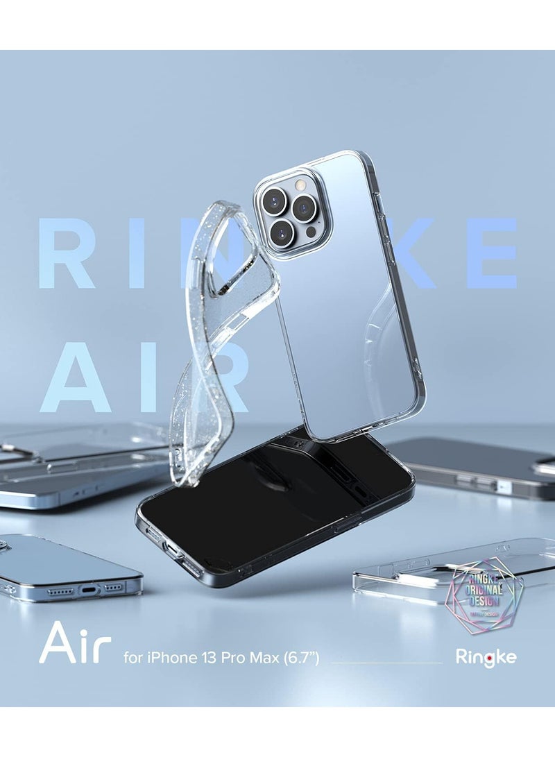 Ringke Compatible With iPhone 13 Pro Max Case, Air Soft Transparent Tpu Shockproof Flexible Lightweight Thin Phone Cove - Clear  - Image 2