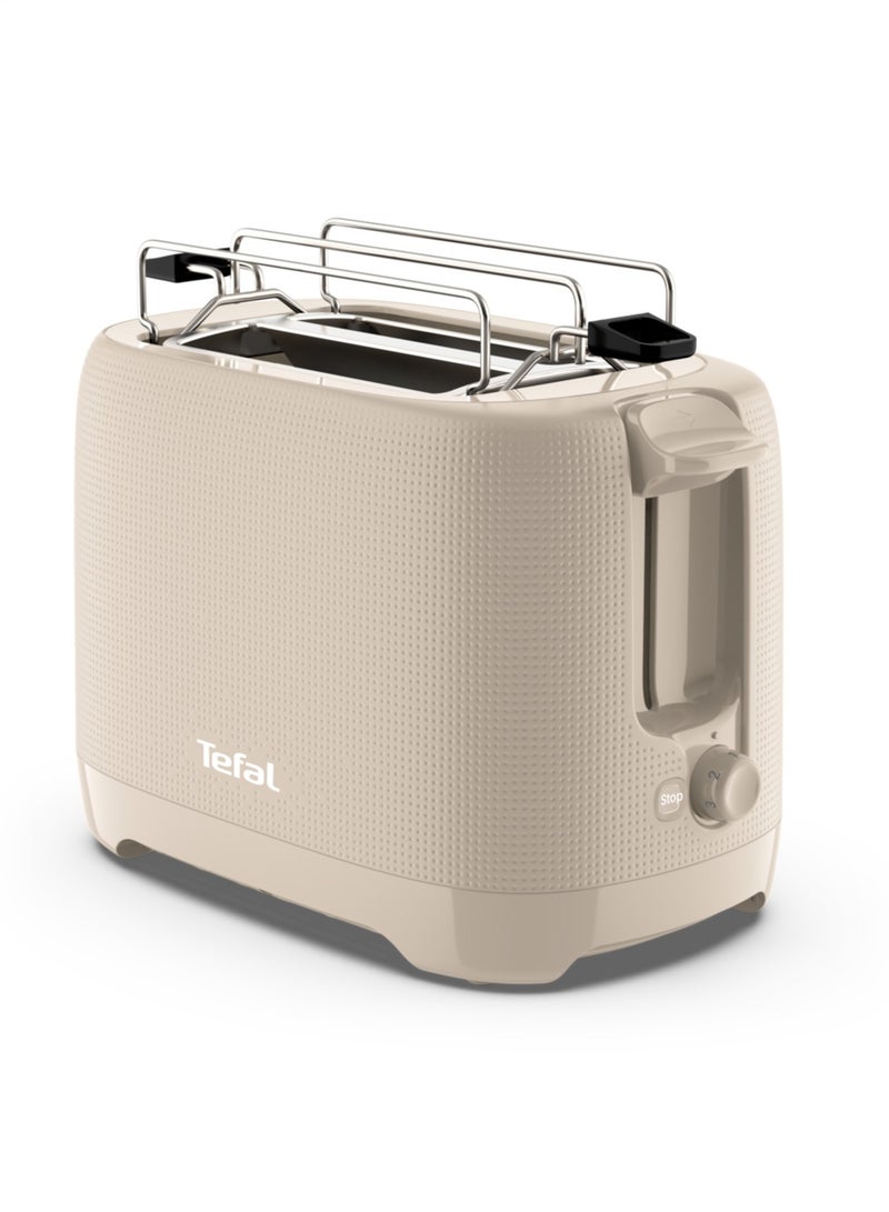 Tefal Toaster | Morning 2-Slot Toaster With Bun Warmer For Rolls, Baguettes & Croissants | 7 Browning Levels | 2 Years Warranty 50 W TT2M1B27 Grey - Image 1