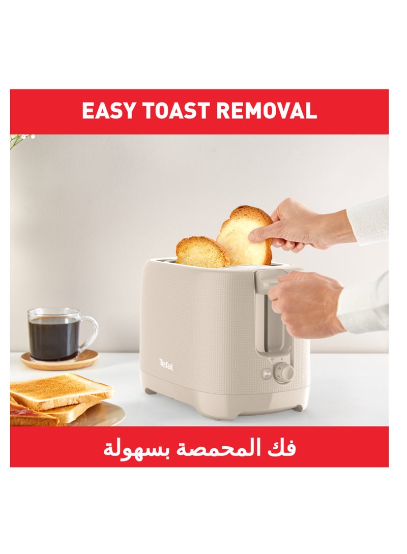 Tefal Toaster | Morning 2-Slot Toaster With Bun Warmer For Rolls, Baguettes & Croissants | 7 Browning Levels | 2 Years Warranty 50 W TT2M1B27 Grey - Image 3