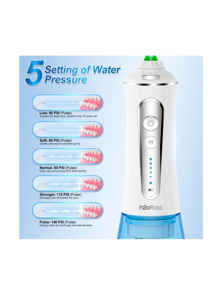 h2ofloss Portable Oral Irrigator water flosser With 5 Modes & Large Battery Capacity（HF-P11） - Image 5