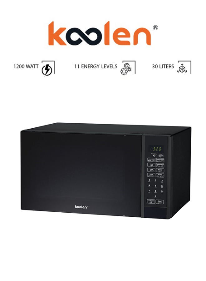 KOOLEN Microwave 30 L 1200 W 802100007 Black  - Image 1