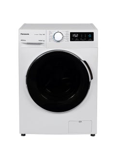 Panasonic 7KG Front Load Washing Machine, Abaya Wash, Hygiene Care, 1400 RPM, Advanced Washing With Inverter, Active Foam, Quick Wash - 15 Mins, Simply Pause and Add, Cube Drum, Drum Hygiene Course, NA-147MG4WAE White  - Image 2