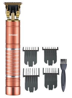 Rechargeable Professional Hair For Men Clipper With HighCapacity Battery And Fast Charging Continuous Working Time 25 Hours With Cordless  SHC-1058 Copper