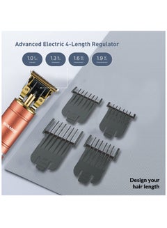 SONASHI Rechargeable Professional Hair For Men Clipper With HighCapacity Battery And Fast Charging Continuous Working Time 25 Hours With Cordless  SHC-1058 Copper  - Image 4