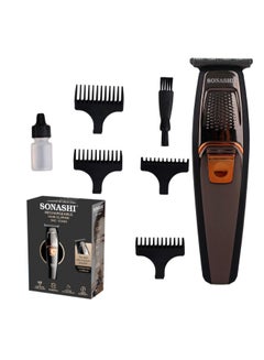 SONASHI Rechargeable Hair Clipper With Carbon Stainless Steel Blade Continuous 3 Hours Working Featured With LCD Display USB Charging HighSpeed Motor And Cordless Functionality TravelFriendly Hair Clipper  SHC-1044N Black  - Image 2