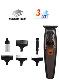 SONASHI Rechargeable Hair Clipper With Carbon Stainless Steel Blade Continuous 3 Hours Working Featured With LCD Display USB Charging HighSpeed Motor And Cordless Functionality TravelFriendly Hair Clipper  SHC-1044N Black  - Image 1