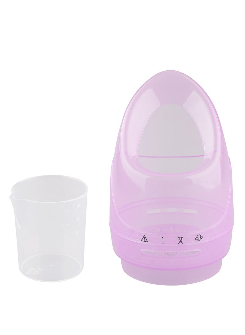 SONASHI - Electric Facial Steamer With Large Facial Mask LED Power Indicator  PTC Fast Heating  Overheat Safety Protection  Water Tank Capacity 50ML With Facial Mask Inhaler And  SFS-001 Purple - Image 1